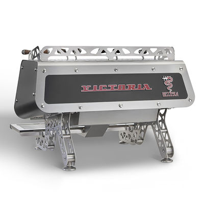 Bezzera Victoria 2 Group Coffee Machine for cafe , black color, back view