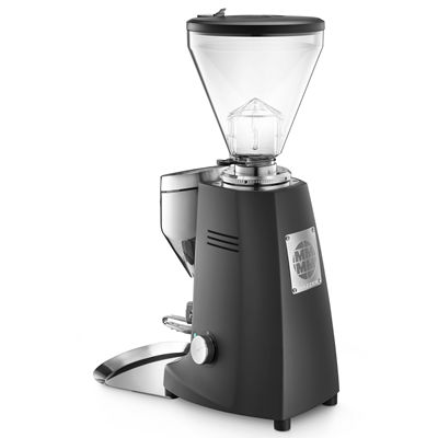 Mazzer V Pro Coffee Bean Grinder for cafe , black color , back view
